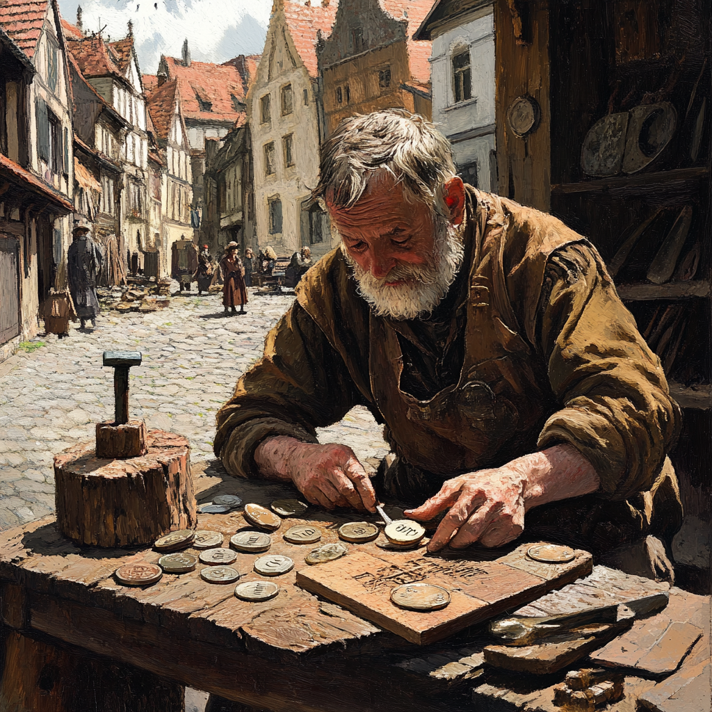 ment minting money old style